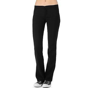 Dickies Girl 882JPRBT Executive Black Dress Pants, 2 Back Welt Pocket 