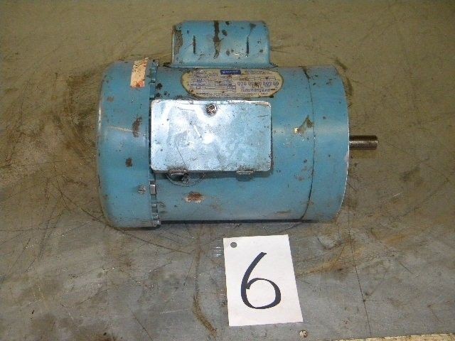 Doerr LR13758 1/4 HP 1 Phase F56C Frame 60/50 Hz 1725/1425 RPMs Motor