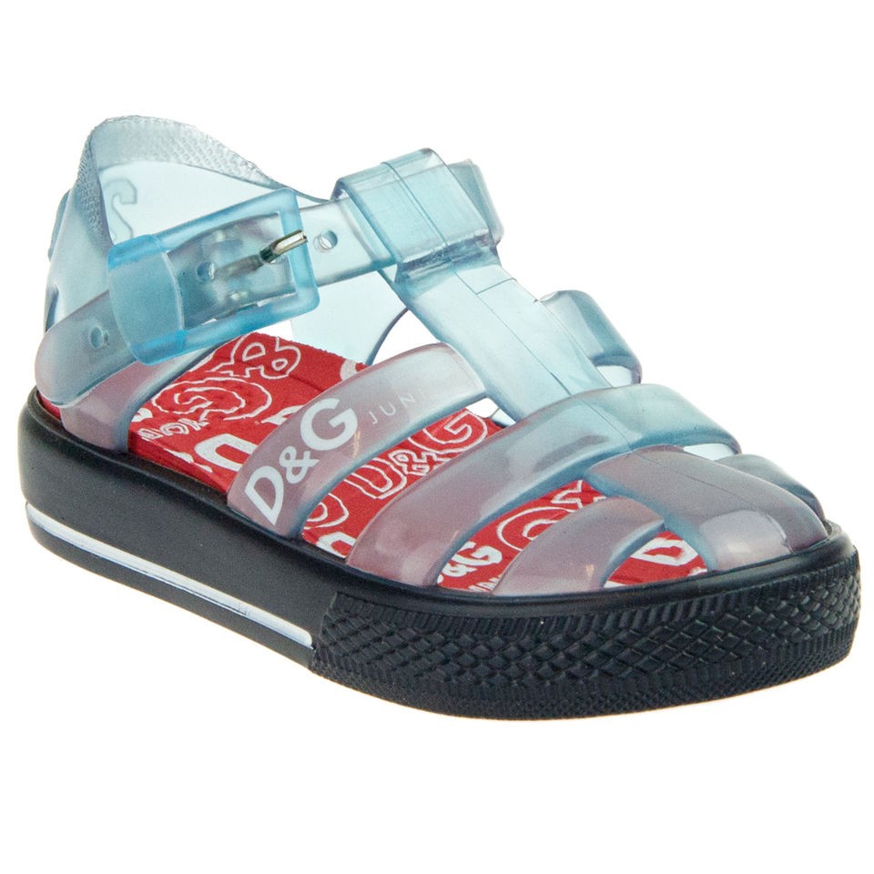   beach jelly sandals dolce & gabbana blue ** ALL SIZES