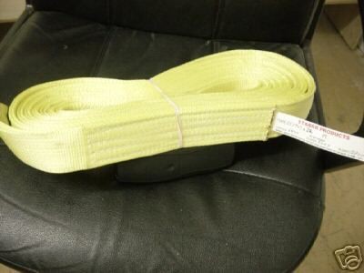 NYLON LIFTING SLING EE1 902x8 AXLE TOW DOLLY SHACKLE CLEVIS WRECKER 