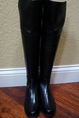 NWB Stuart Weitzman Boots Over The Knee OTK Black Leather 6/7/7.5/8/8 