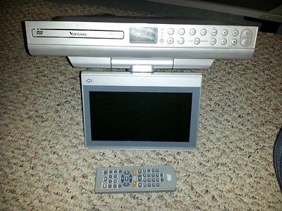 Kitchen Undermount LCD TV / DVD / Radio Combo player with remote