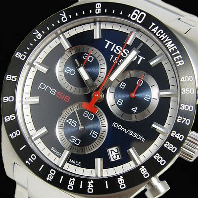 NEW SWISS MADE NEW TISSOT T SPORT PRS516 CHRONOGRAPH SAPPHIRE T044.417 