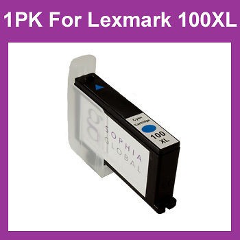   BLACK Ink Cartridge for Lexmark 100XL Prevail Pro705 Prospect Pro205