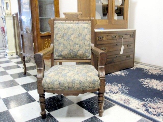 Antique 1800s Eastlake Victorian Arm Chair Exceptional Cond Beautiful 