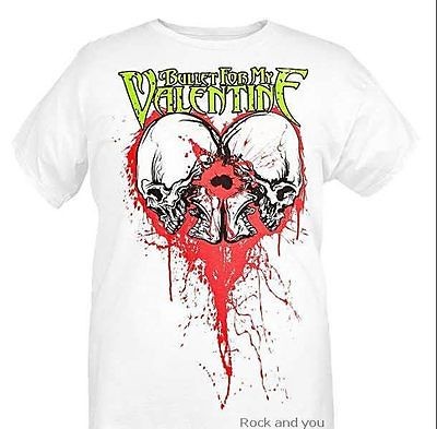 BULLET For My VALENTINE trash metal T Shirt L XL NWT