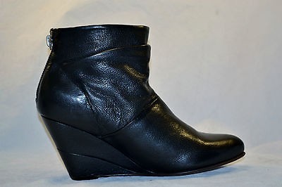 Diesel Womens EDITH ANKLE BOOT casual shoes size 6 NEW BLACK LEATHER 