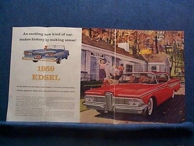 1959 Edsel Corsair 4 door Hardtop Bright Red & Convert