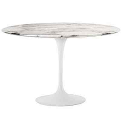 47 INCH ROUND MARBLE SAARINEN TULIP STYLE TABLE