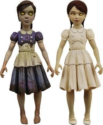 BIOSHOCK 2 LITTLE SISTER & ELEANOR LAMB FIGURES 2PK NEW