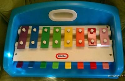 Vintage Little Tike 1985 Piano Xylophone Used Excellent Tap A Tune