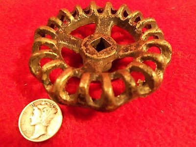 VINTAGE SOLID BRASS 2 1/2 WATER FAUCET GARDEN KNOB STEAMPUNK ART 