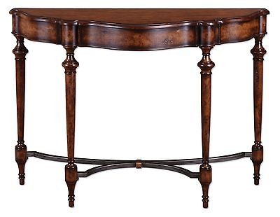 Uttermost 24040 Sascha Console Table/English Walnut/Turned Legs