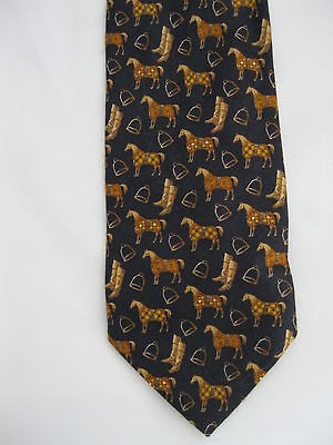 BRAND NEW 100% WOOL TIE FANTASTIC HUNTING SHOOTING RACING COUNTRY 