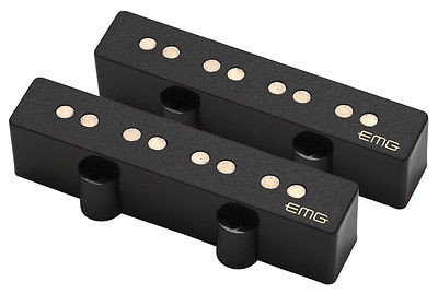   Active Two Pickup Ceramic J Bass Bridge/Neck Set w/Preamp Volume/Tone