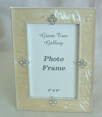   FRAMEs 4x6 Photographs PEARL Essence Diamonds Beads GREEN TREE GALLERY