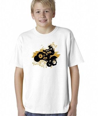   Childrens ATV Quad 4 Wheeler 4X4 Extreme Sports Graphic T Shirt Tee