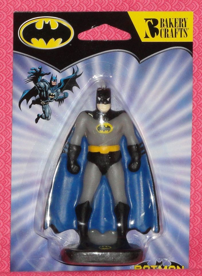 BATMAN CANDLE,WILTON,WAX, PARTY. (TOPPER FIGURE)DARK NIGHT