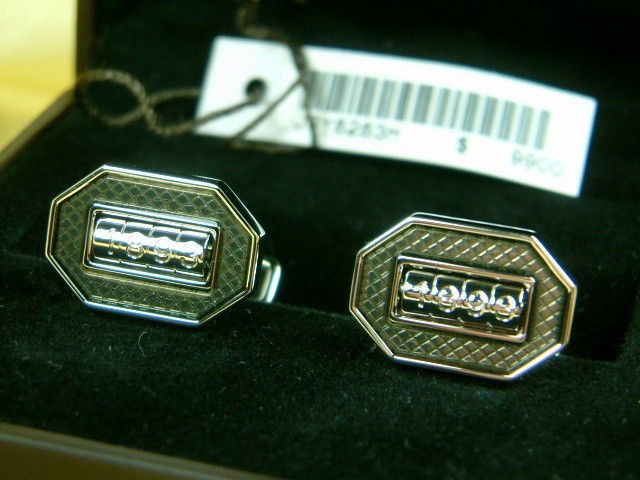 NIB A.Dunhill 1893 ANNIVERSARY 925 Sterling Sliver Cufflinks