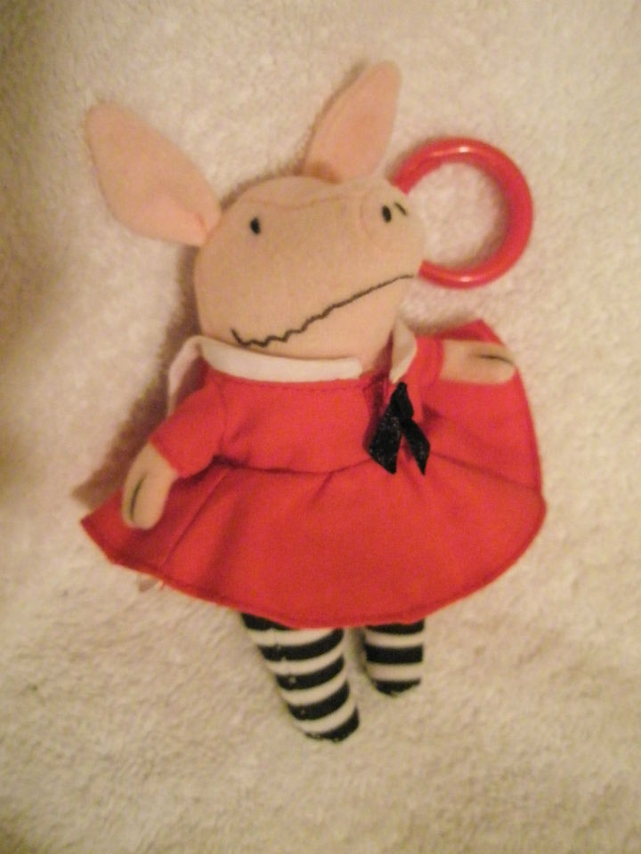 Ian Falconer Character OLIVIA the Piglet Pig Small 4.5 Plush Fabric 