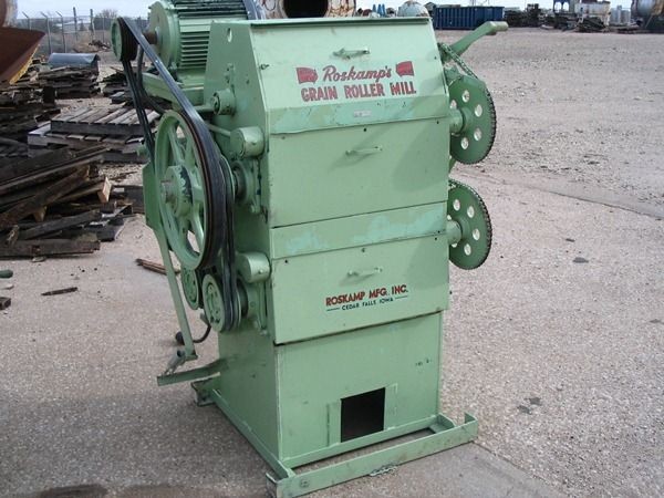 ROSKAMP 9X24 MODEL K 2 PAIR HIGH ROLLER MILL 15 HP