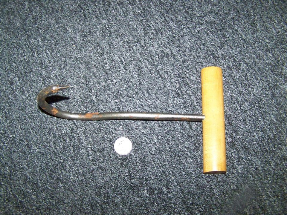 Osborne metal hay hook meat butcher deep sea fishing cotton bail 