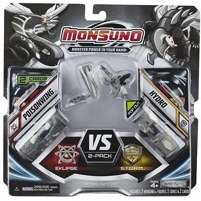 Jakks Monsuno Core 2 Pack Wave 3   Poisoning & Hydro