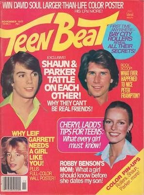 TEEN BEAT Shaun Cassidy LEIF GARRETT POSTER Starsky & Hutch CHARLIES 