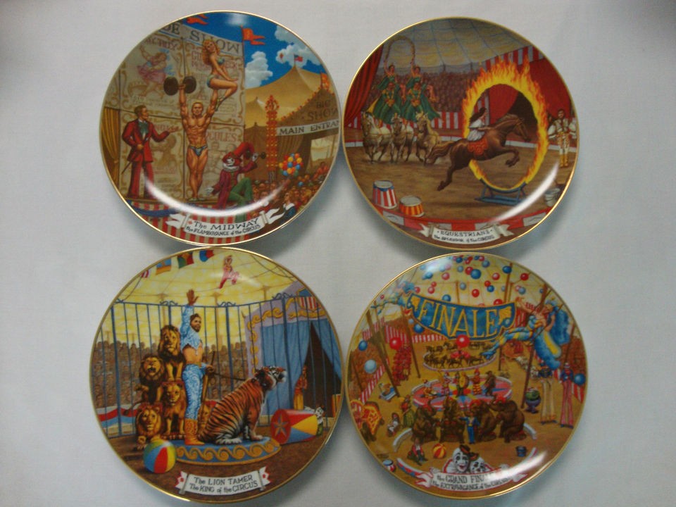 The Greatest Show On Earth Collector Plate Plates Franklin Moody 