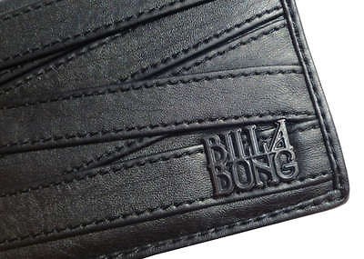 NEW + TAG BILLABONG REVOLUTION LADIES / GIRLS TRI FOLD BLACK WALLET 