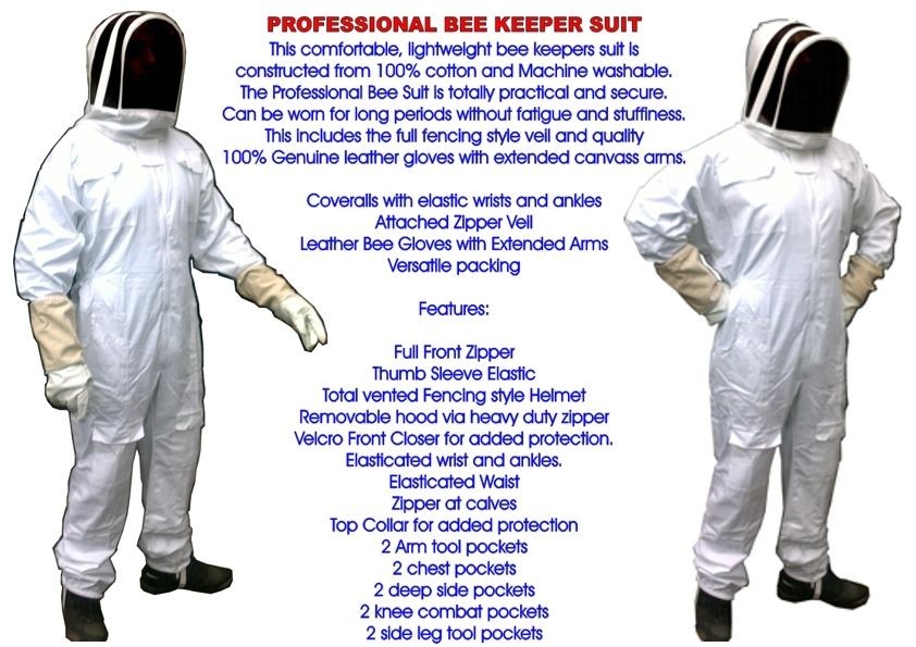   keeper SUIT LARGE/XL 100% COTTON + FREE LEATHER GLOVES FENCING VEIL