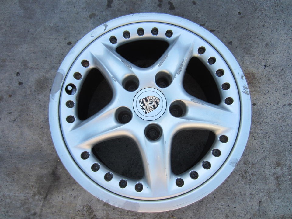 1996 Porsche 911 993 Targa 1 Front 7 X 17 2 Piece Speedline Wheel