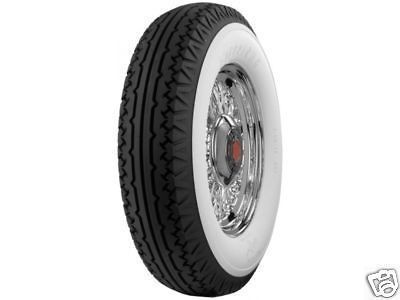 700 19 FIRESTONE 4 3/4 WIDE DOUBLE WHITEWALL BIAS TIRES