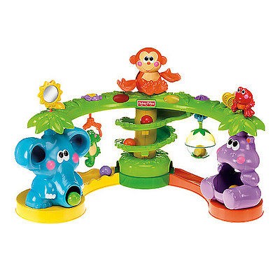 FISHER PRICE GO BABY GO CRAWL and CRUISE MUSICAL JUNGLE NEW
