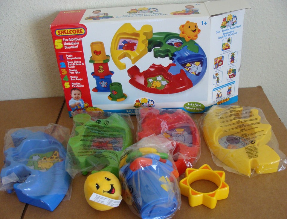 SHELCORE 5 IN 1 SUNSHINE PUZZLE PLAYSET