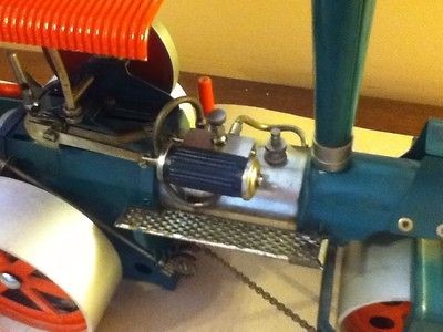 Vintage Wilesco D365 Steam Roller   Live Steam Engine Model