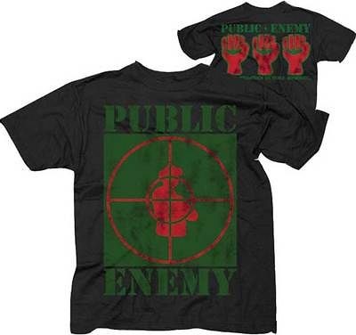 PUBLIC ENEMY   Target Fists   T SHIRT S M L XL 2XL Brand New 