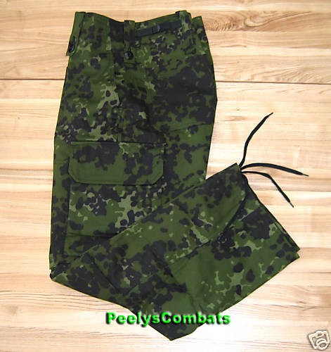 RARE** Genuine DANISH M84 FLECKTARN Combat TROUSERS **NEW**   32S