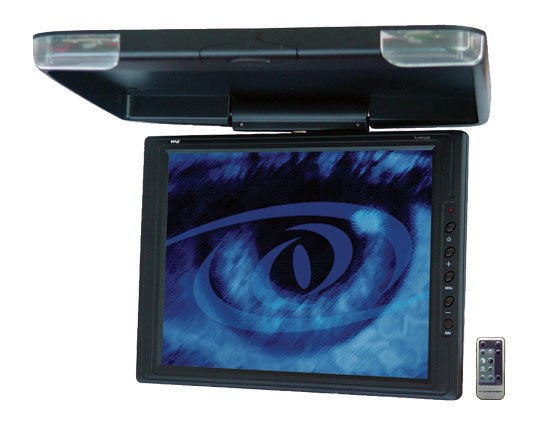   PLVWR1542 15 LCD TFT HIGH RESOLUTION FLIP DOWN CAR MONITOR W/ REMOTE