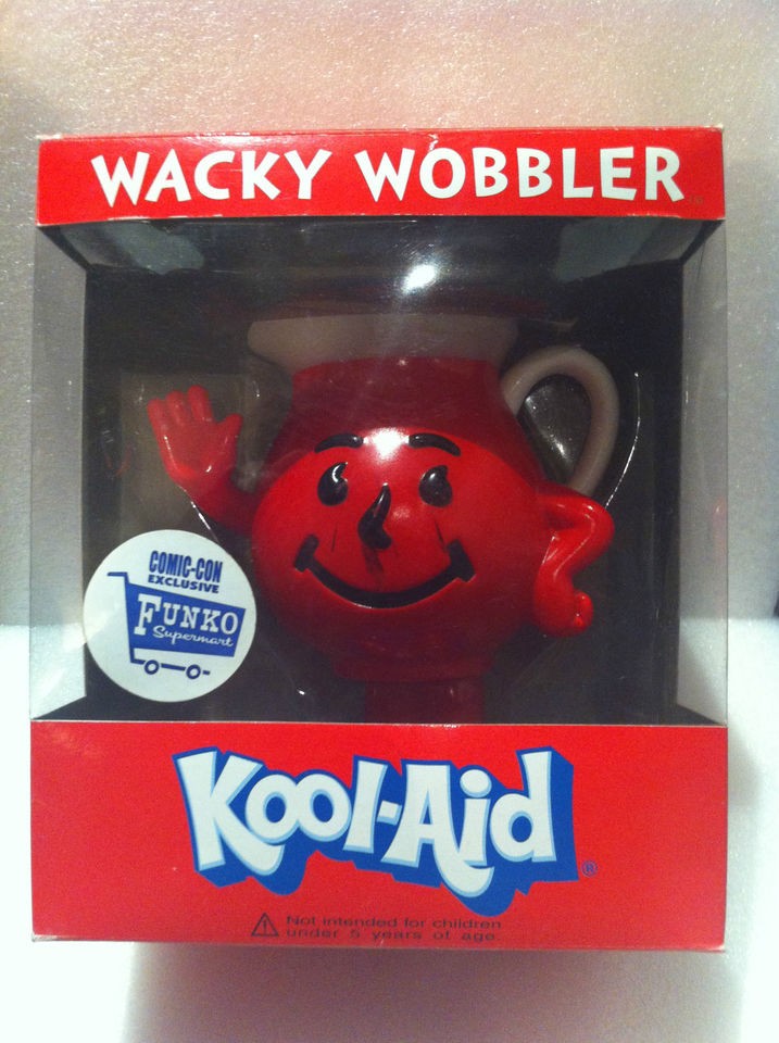 FUNKO KOOL AID MAN RED WACKY WOBBLER BOBBLE HEAD LIMITED COMIC CON 