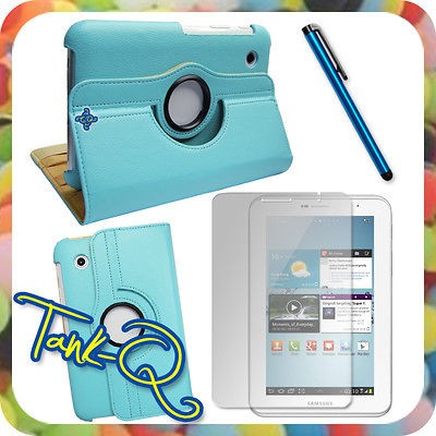   Cover Case + Protector + Pen For Samsung Galaxy Tab 2 7 P3100 P3110