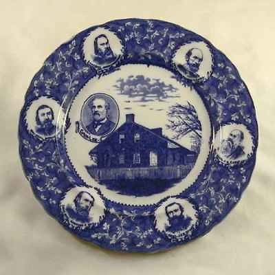 Staffordshire Plate General Robrt Lee Headquarter Gettysburg PA 