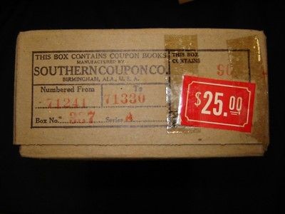 Island Creek Company Store Coal Mine Scrip Coupons Unopened Box 90 