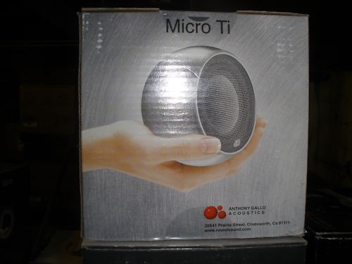 Anthony Gallo Nucleus Micro Ti Speaker (Single) Black