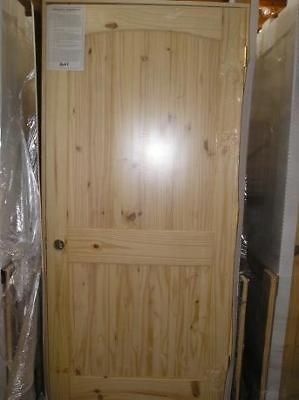 Knotty Pine Arch Top Door   PRE HUNG, BRAND NEW