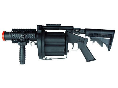 ICS190 MGL Gas Airsoft Multiple Grenade Launcher Handguard Vertical 