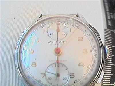 VINTAGE UP DOWN WAKMANN BRITIX CHRONOGRAPH 4U2FIX