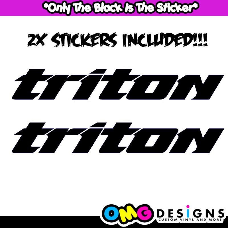 PRC Phantom Racing Chassis Triton Sticker Decal   Go Kart Clone Burris