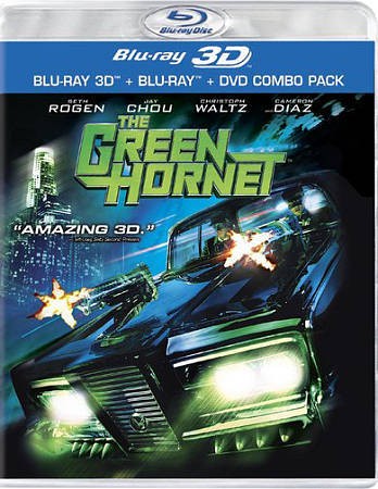 THE GREEN HORNET BLU RAY 3D DVD COMBO IN GREAT CONDITION