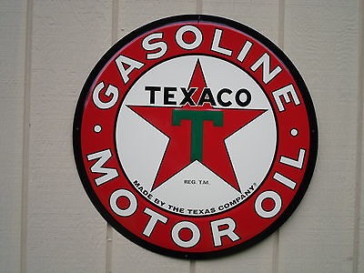 SIX LARGE SIGNS GULF / ESSO / PURE / SINCLAIR / MOBILGAS TEXACO 